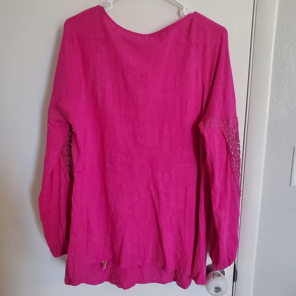Soft Surroundings Pink Blouse - Picture 7 of 8
